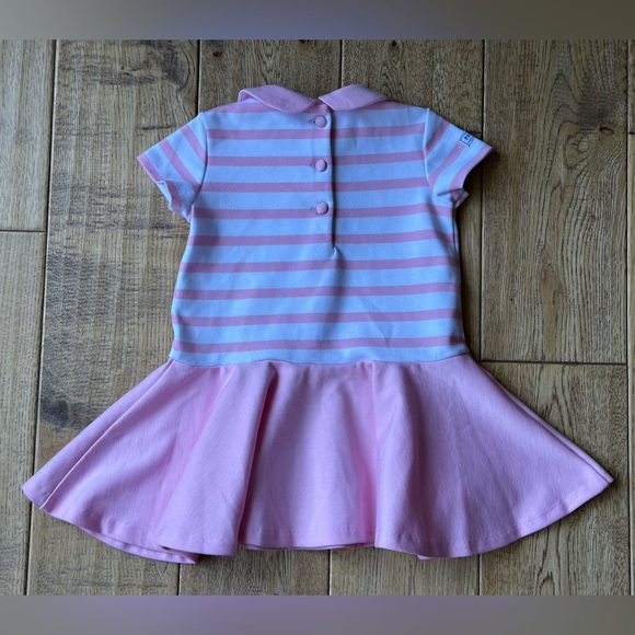 Ralph Lauren Pink Stripe Ponte Dress size 6 Months - Picture 10 of 11